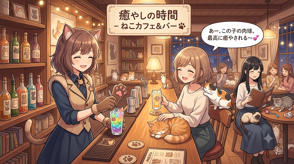 【#BarCat】猫カフェバーへようこそ♪２