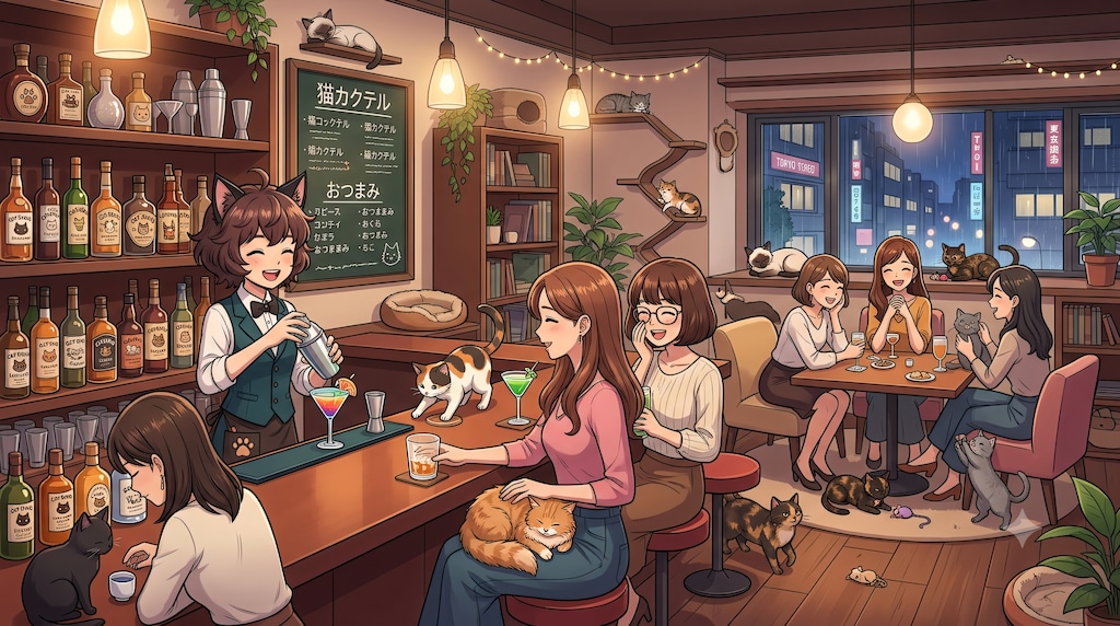 【#BarCat】猫カフェバーへようこそ♪２