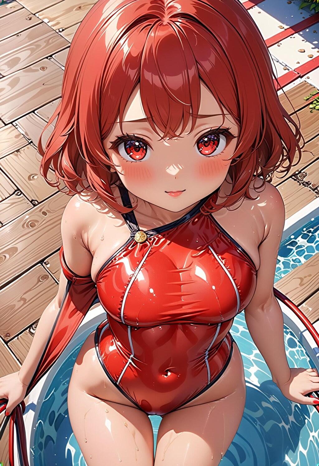 あれ～、お兄ちゃんは何処を見てるのかな？