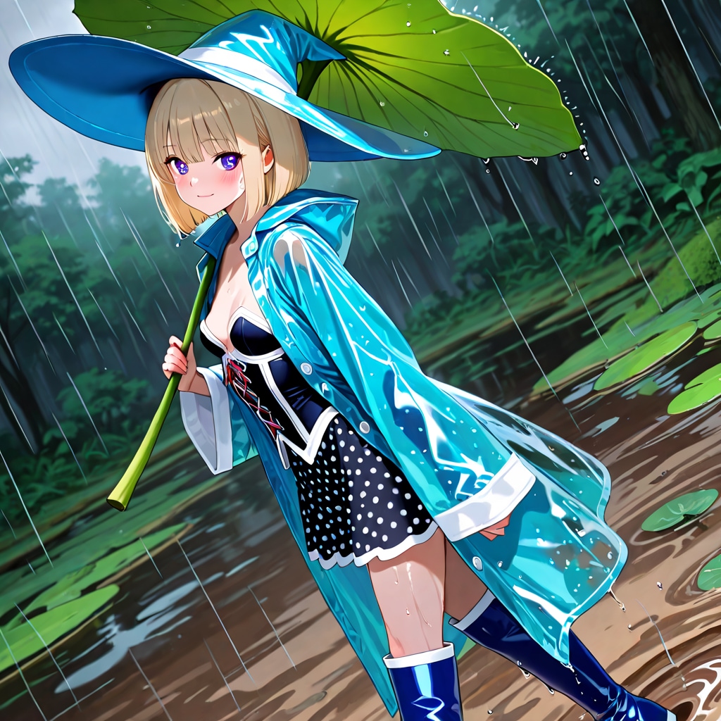 初夏と魔女の暮らし[雨具①]