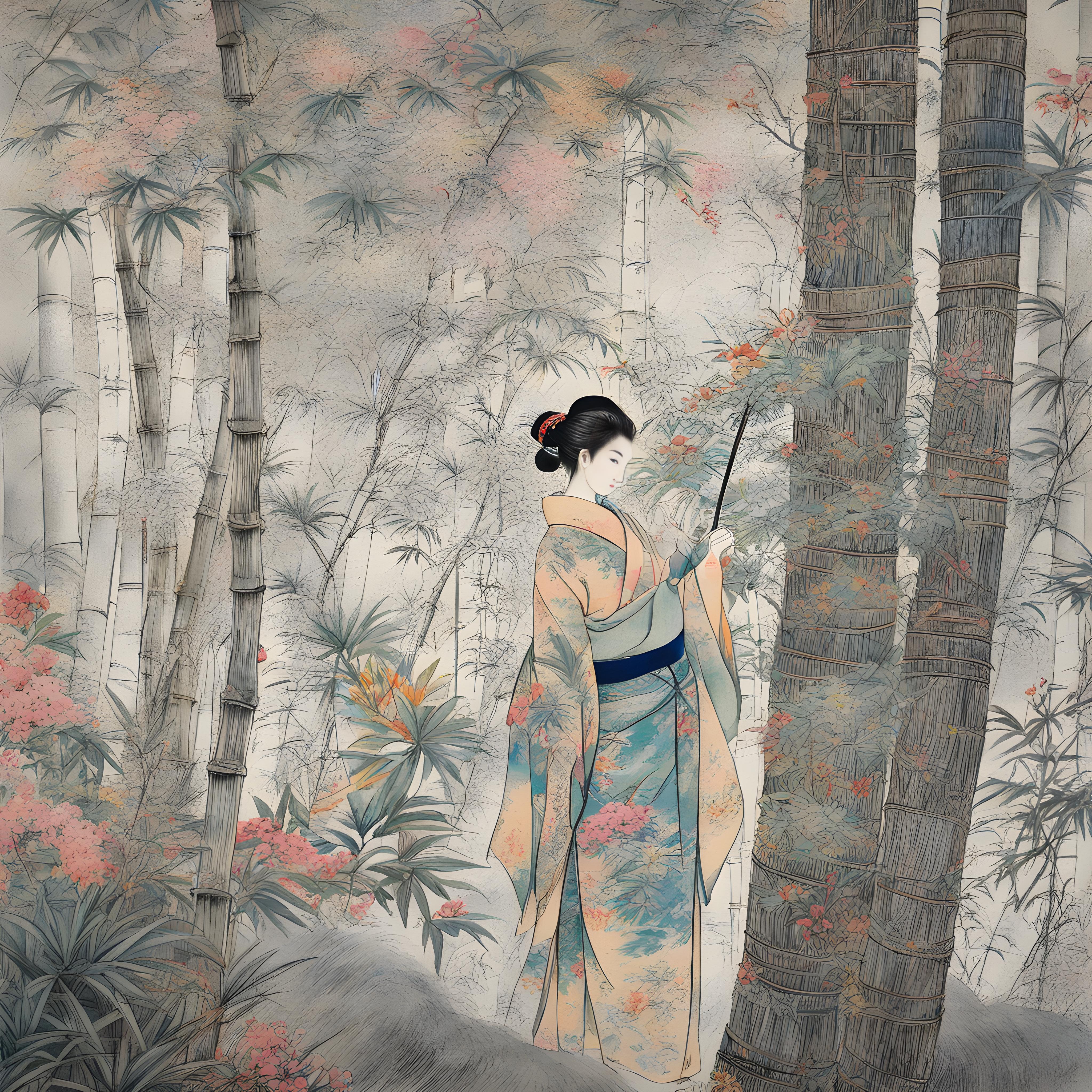 💓水墨画の物語