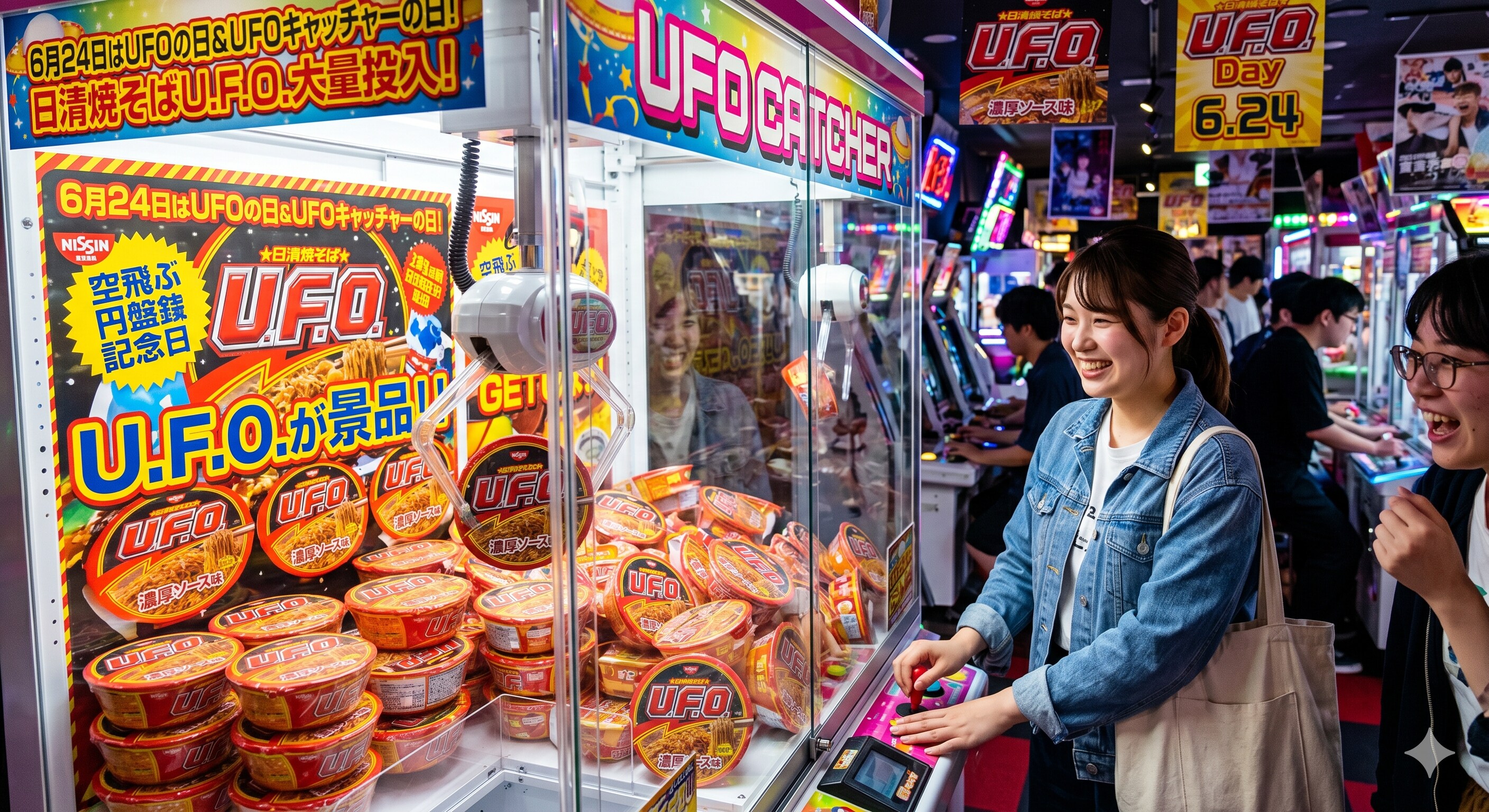 ６月２４日はUFOの日・空飛ぶ円盤記念日とUFOキャッチャーの日