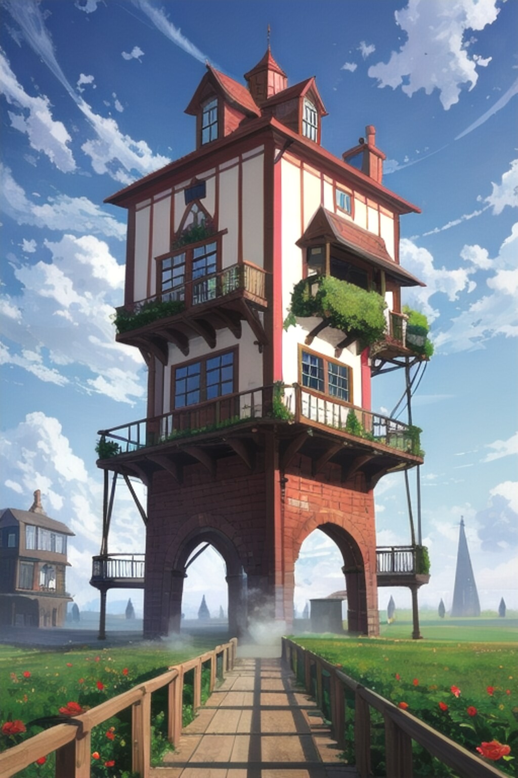 霧の高みの不思議な家