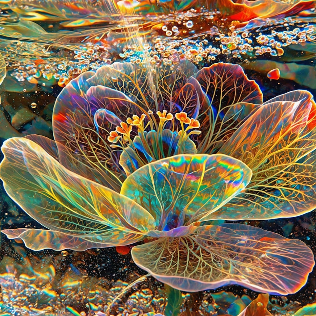 生命感あふれる意思を持つ花