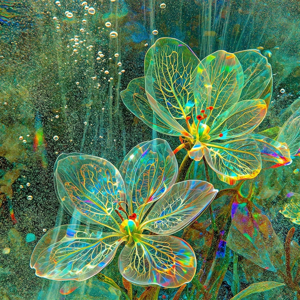 生命感あふれる意思を持つ花