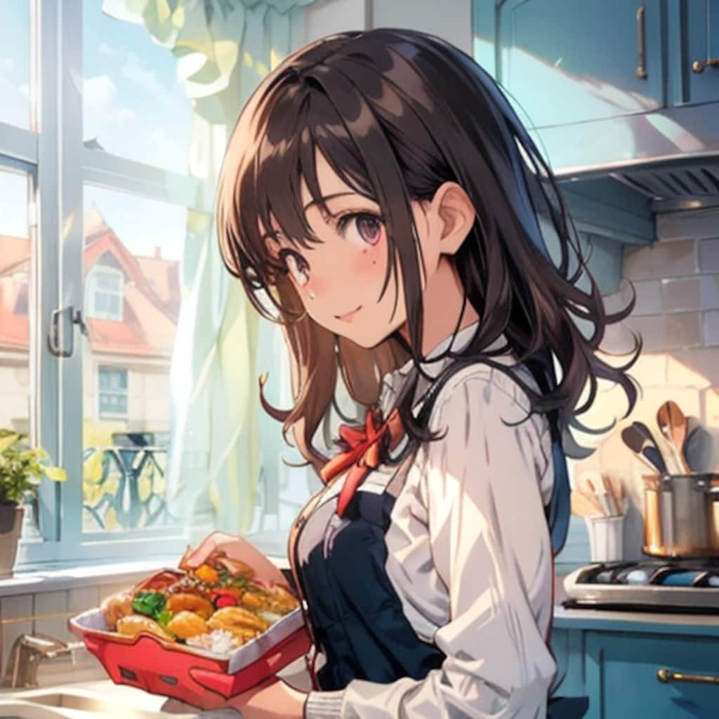 お弁当たくさん食べてね