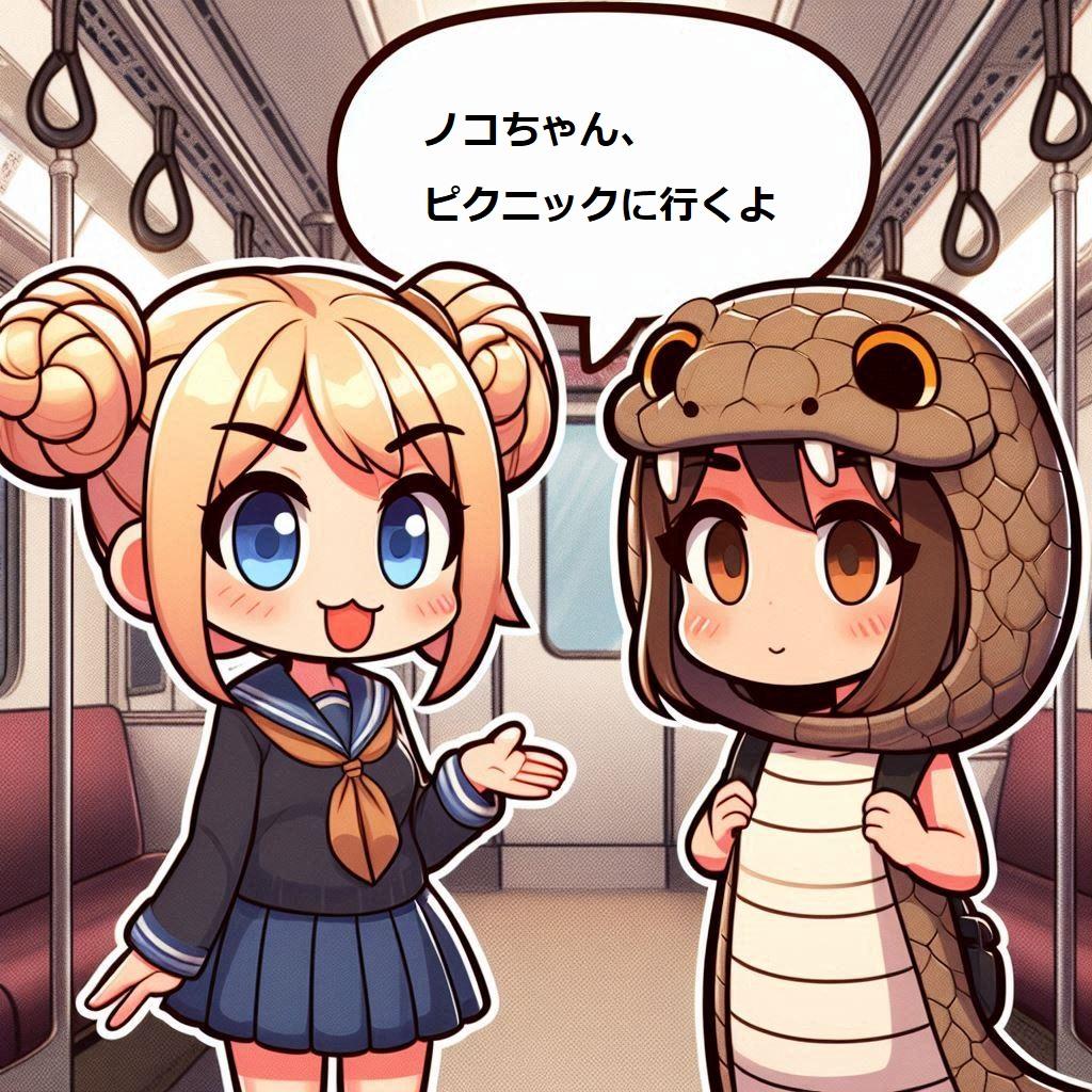ノコと金団子 ピクニック編
