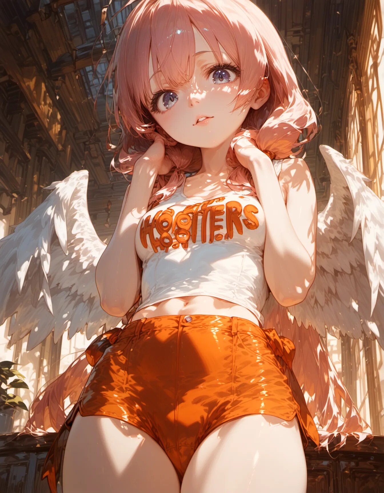 Heaven in Orange Light