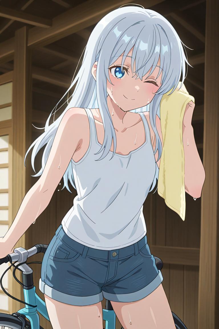 ただいまー暑いー💦