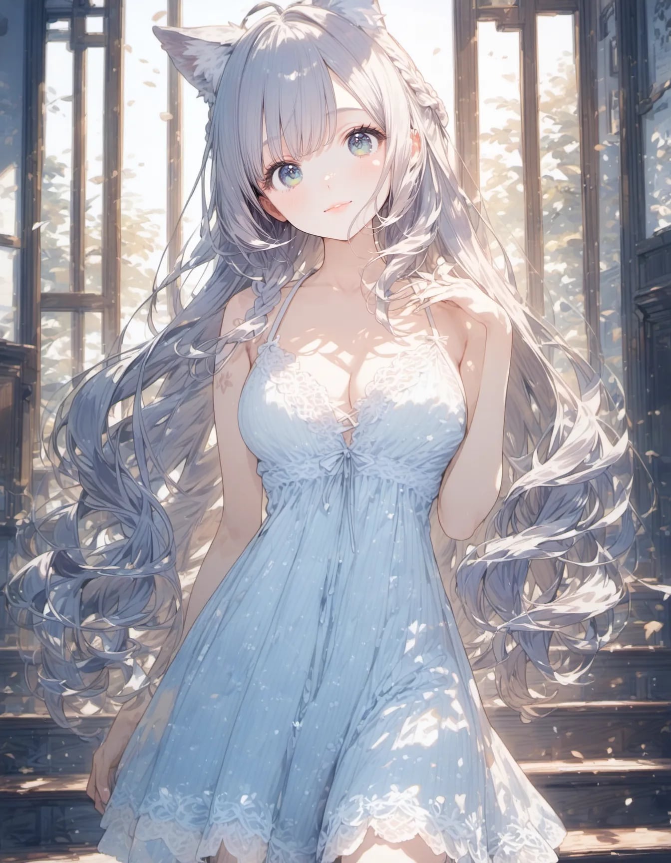 A Breath Held by the Afternoon | の人気AIイラスト・グラビア