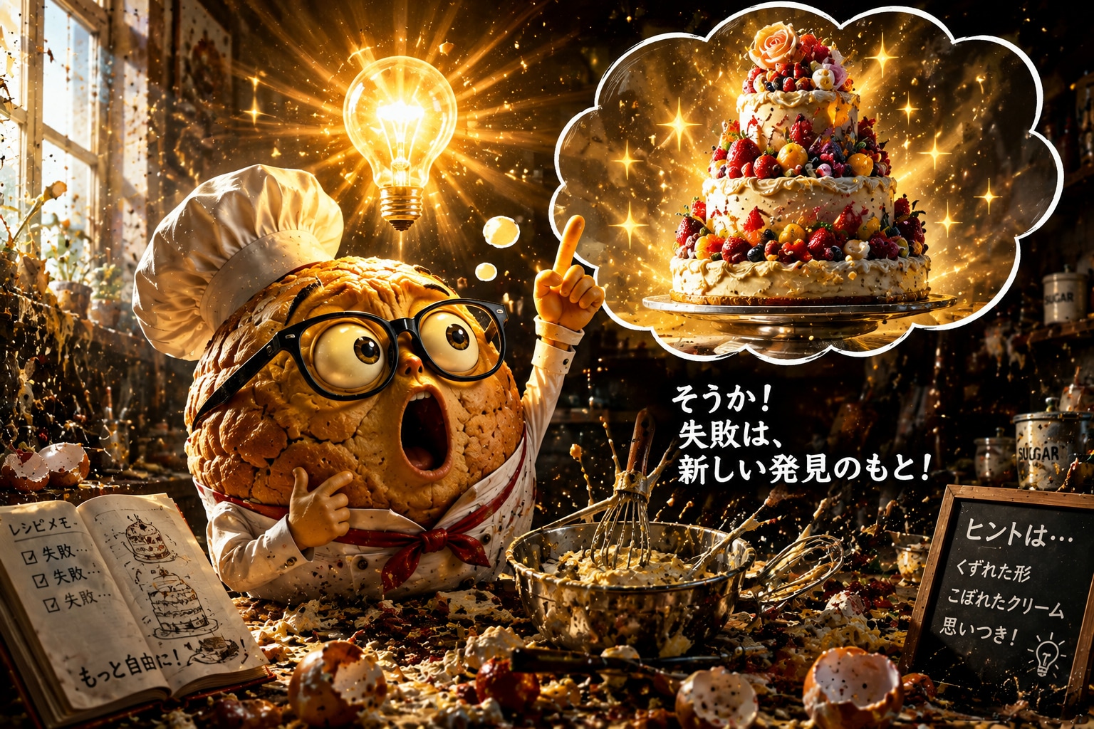 失敗は成功のもと 三部作 2　〜閃き〜