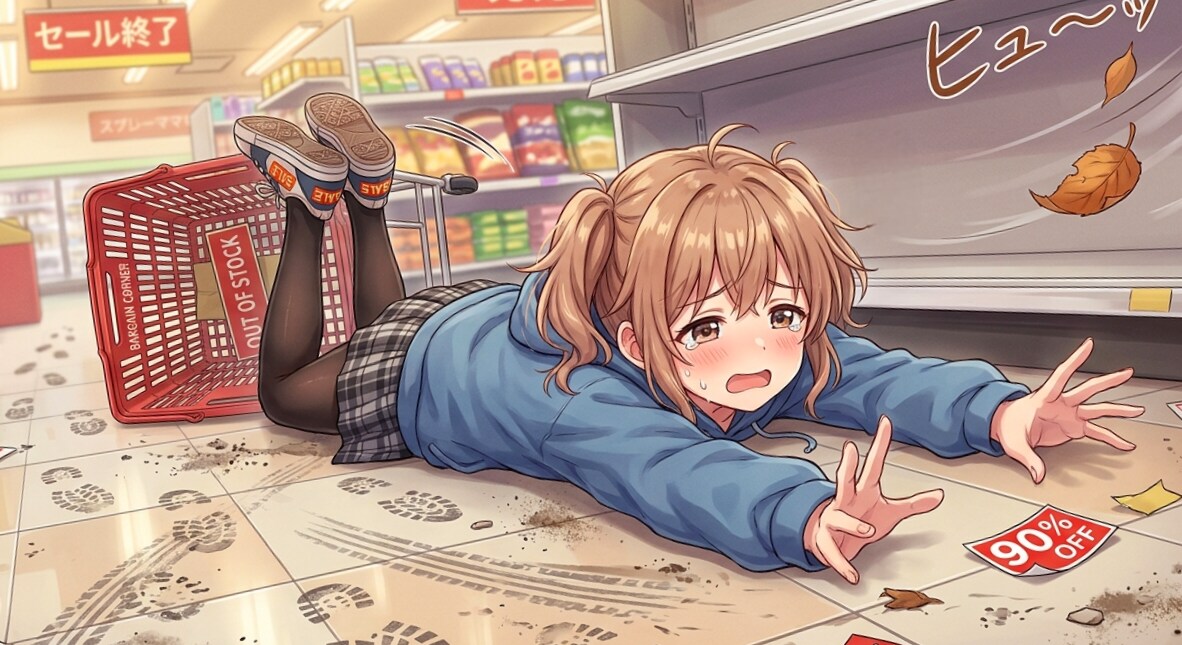 負けた〜！