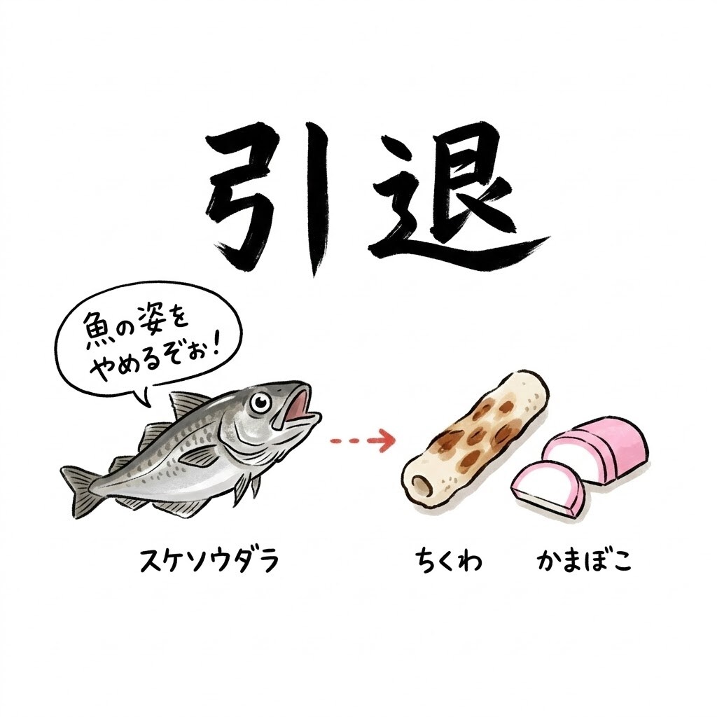 引退(加工)