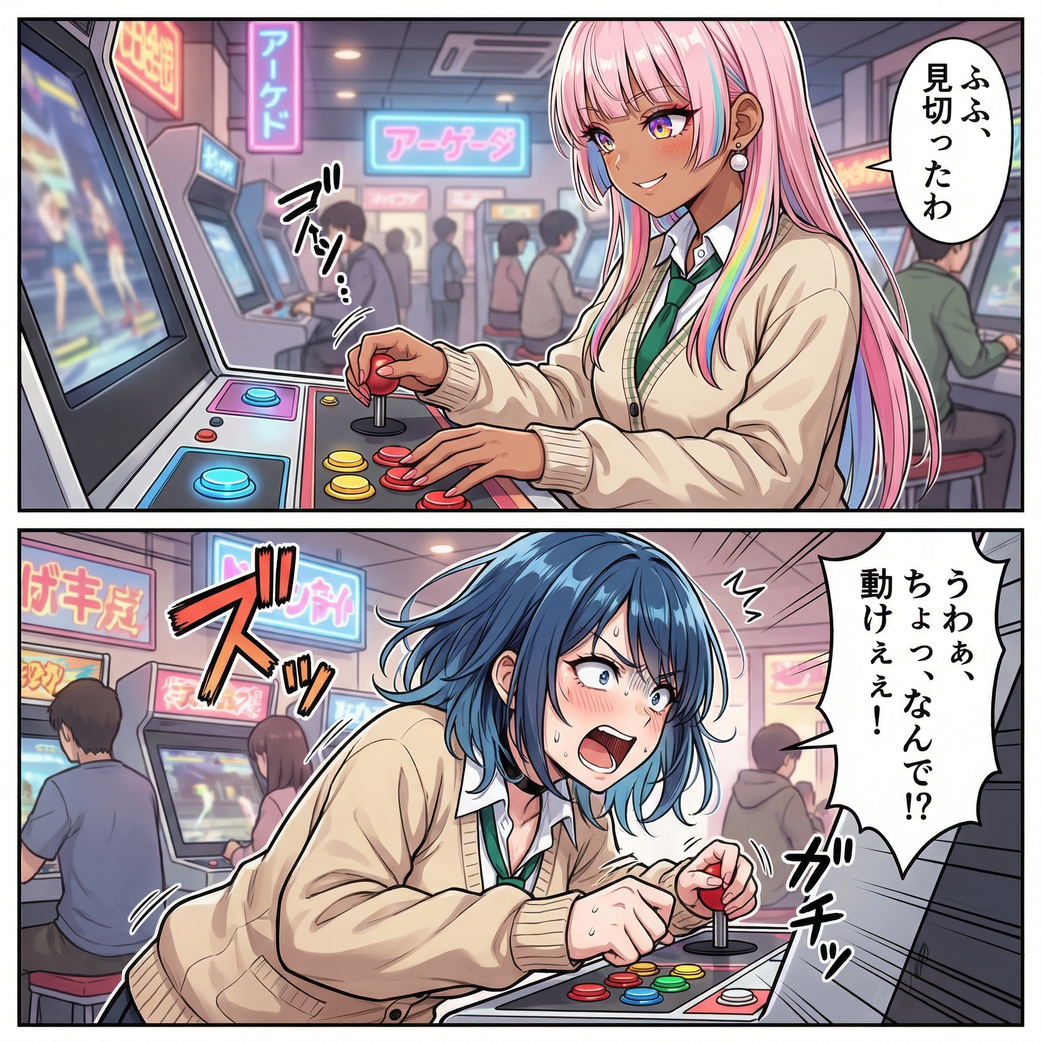 マイちゃんvs眞琴っちゃん | の人気AIイラスト・グラビア