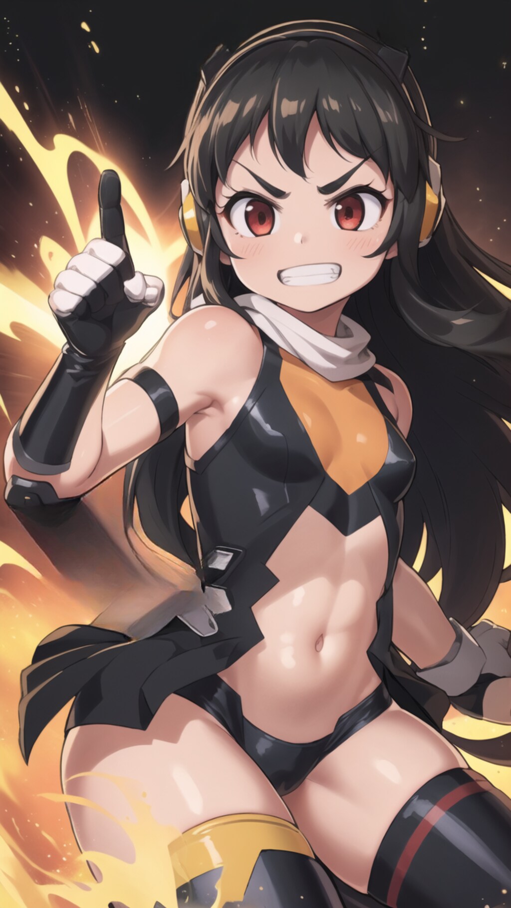 戦う女の子は薄着が多い