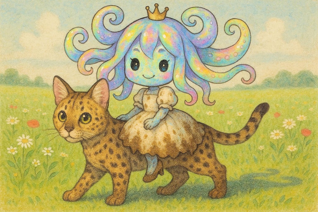 猫と遊んでるだけですよ