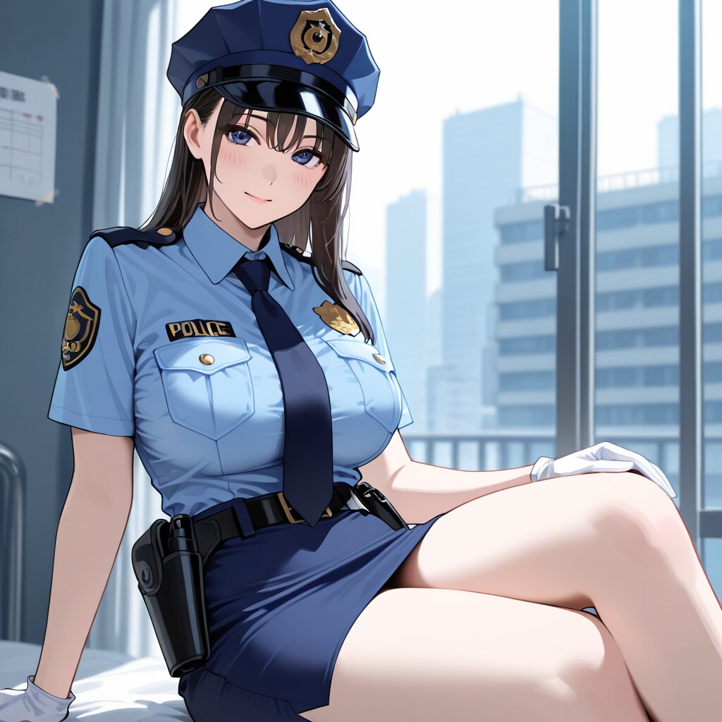 両手を挙げて、ズボンを脱ぎなさい
