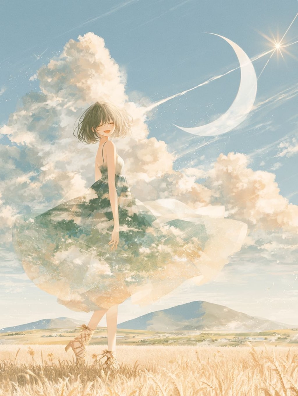 風をまとう女の子