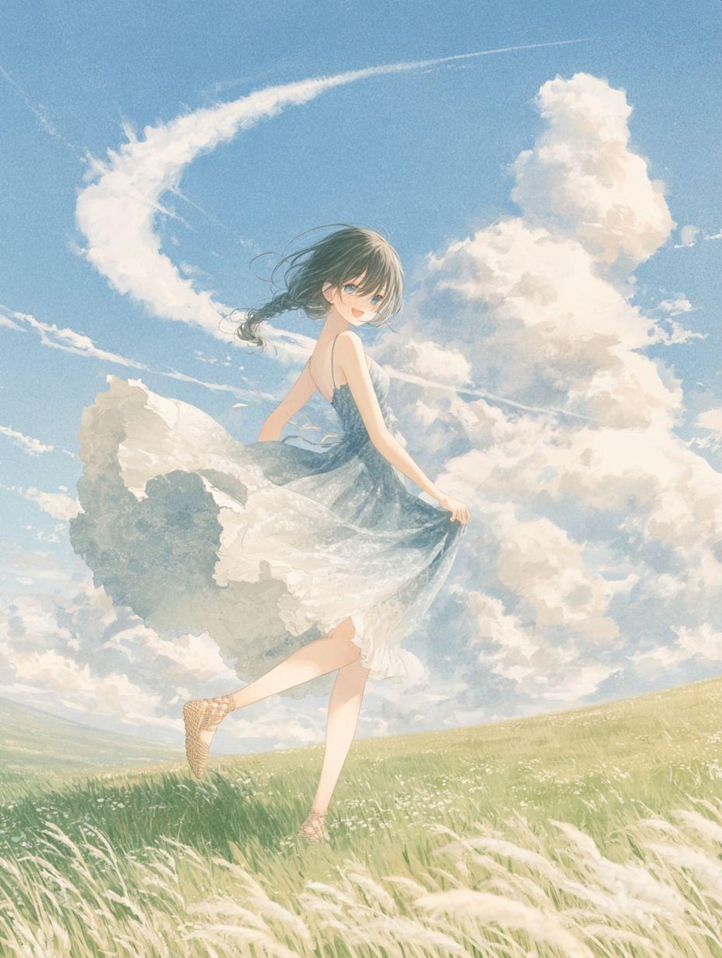 風をまとう女の子
