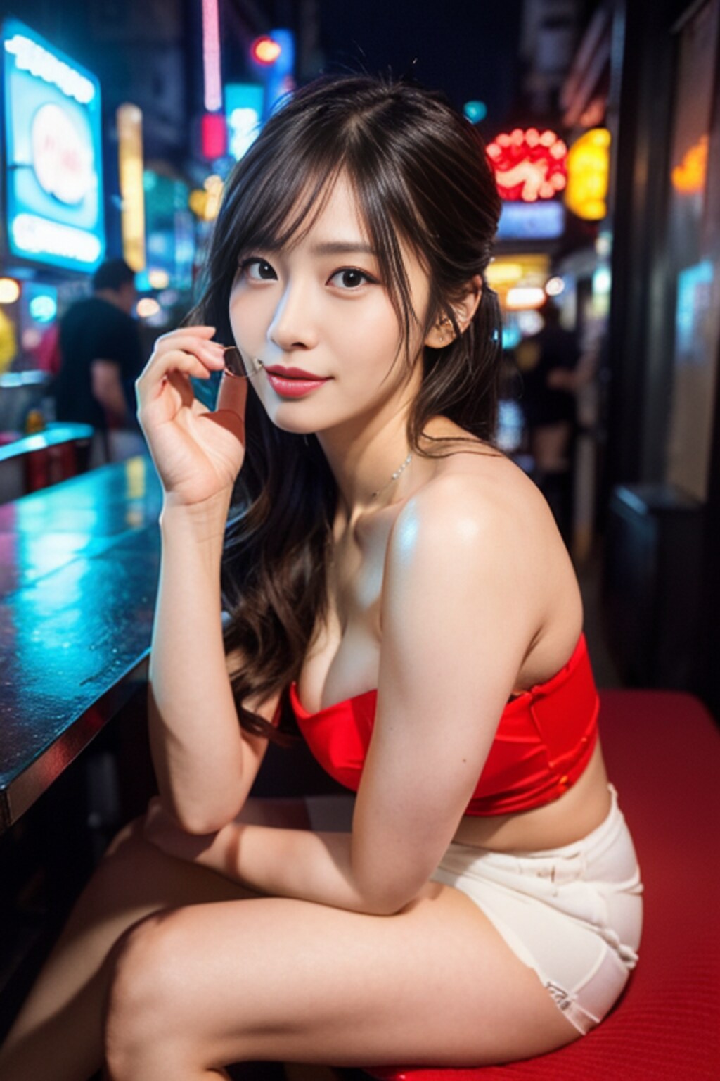 お姉さんとサシ飲み