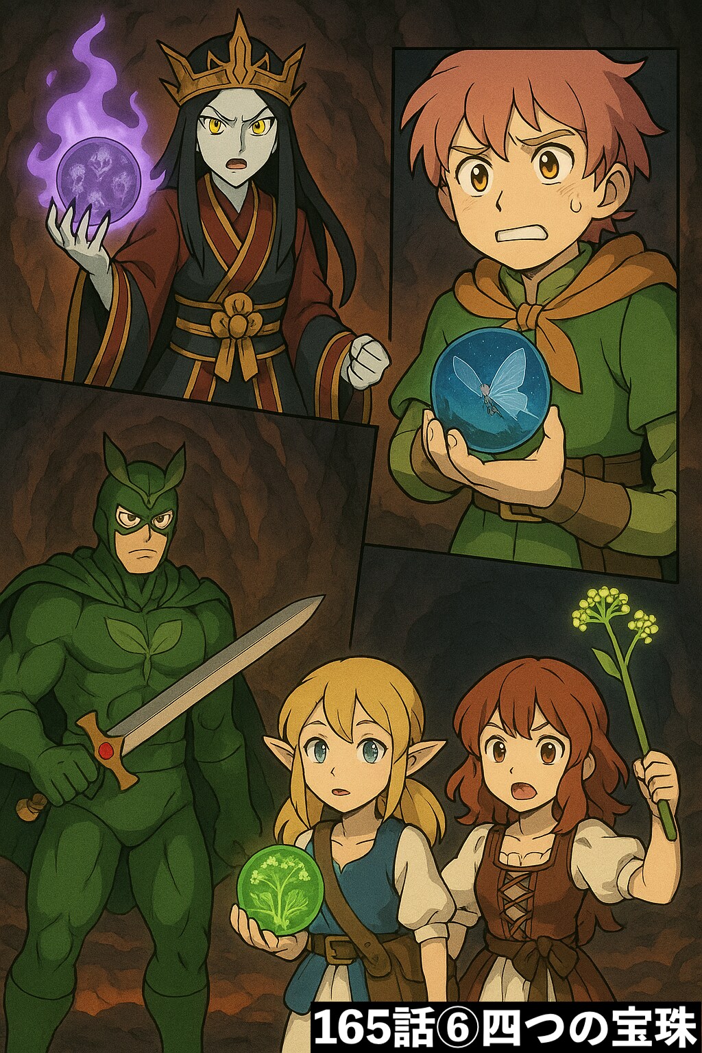 165話⑥四つの宝珠