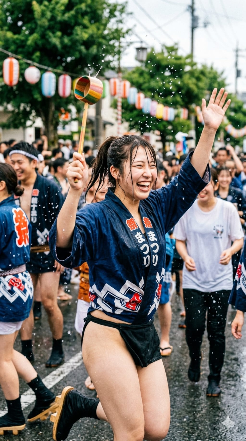フンドシ水かけ祭り
