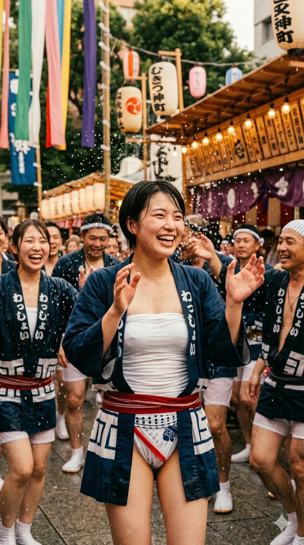 フンドシ水かけ祭り
