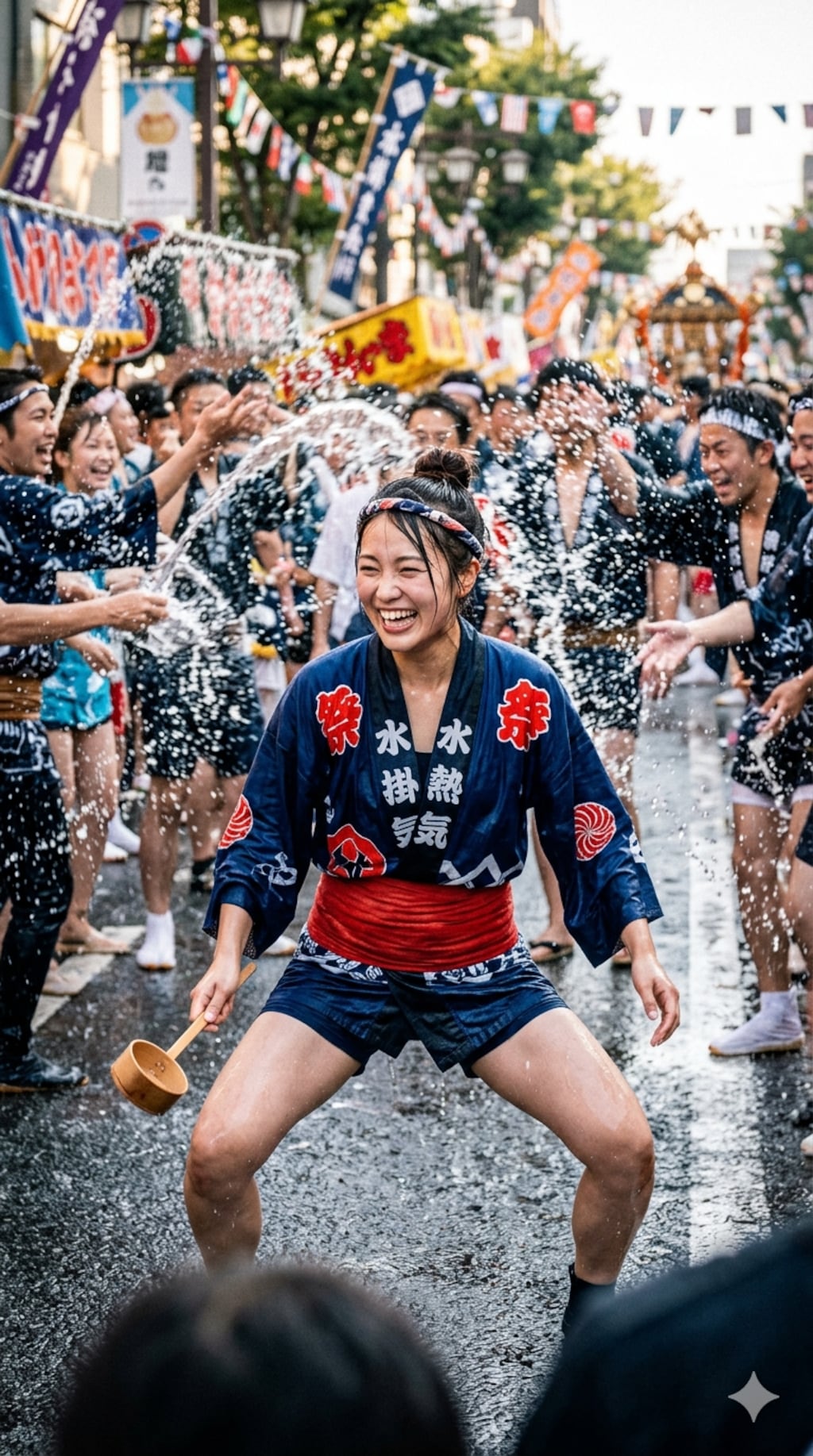 フンドシ水かけ祭り