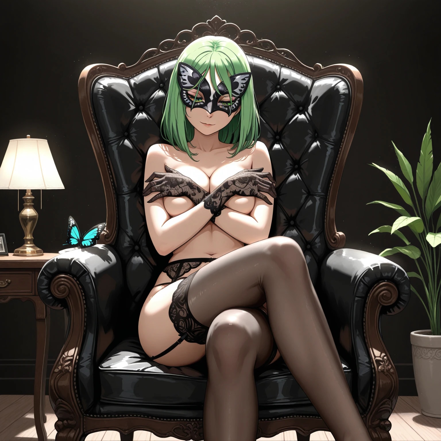 バタフライマスクのお嬢様