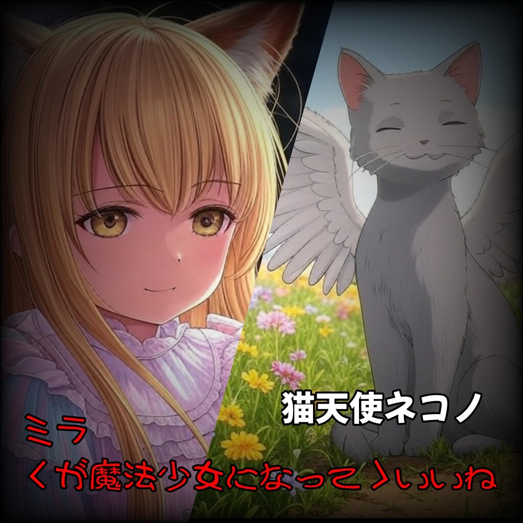 【字入れ答え】『ミラ〈が魔法少女になって〉いいね』【ニャンノ世界】