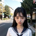 制服女子（セーラー服） 3枚目