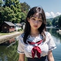 制服女子（セーラー服） 4枚目