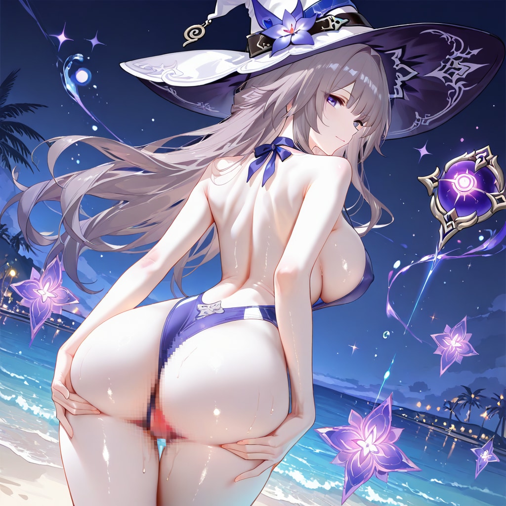 プライベートビーチでの誘惑