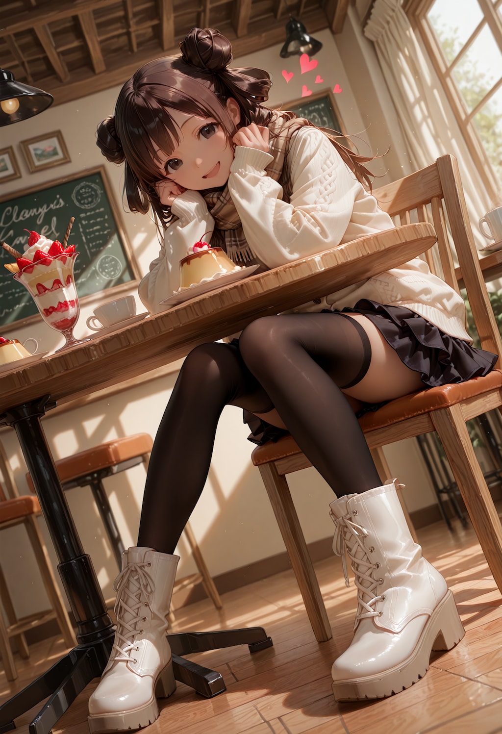 特大プリンで有名なお店に来てみたよ♪