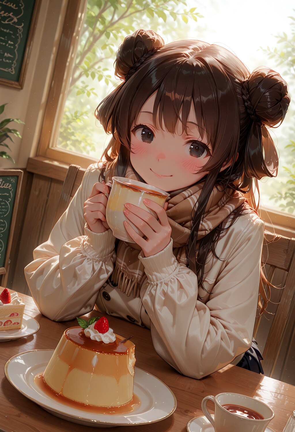 特大プリンで有名なお店に来てみたよ♪