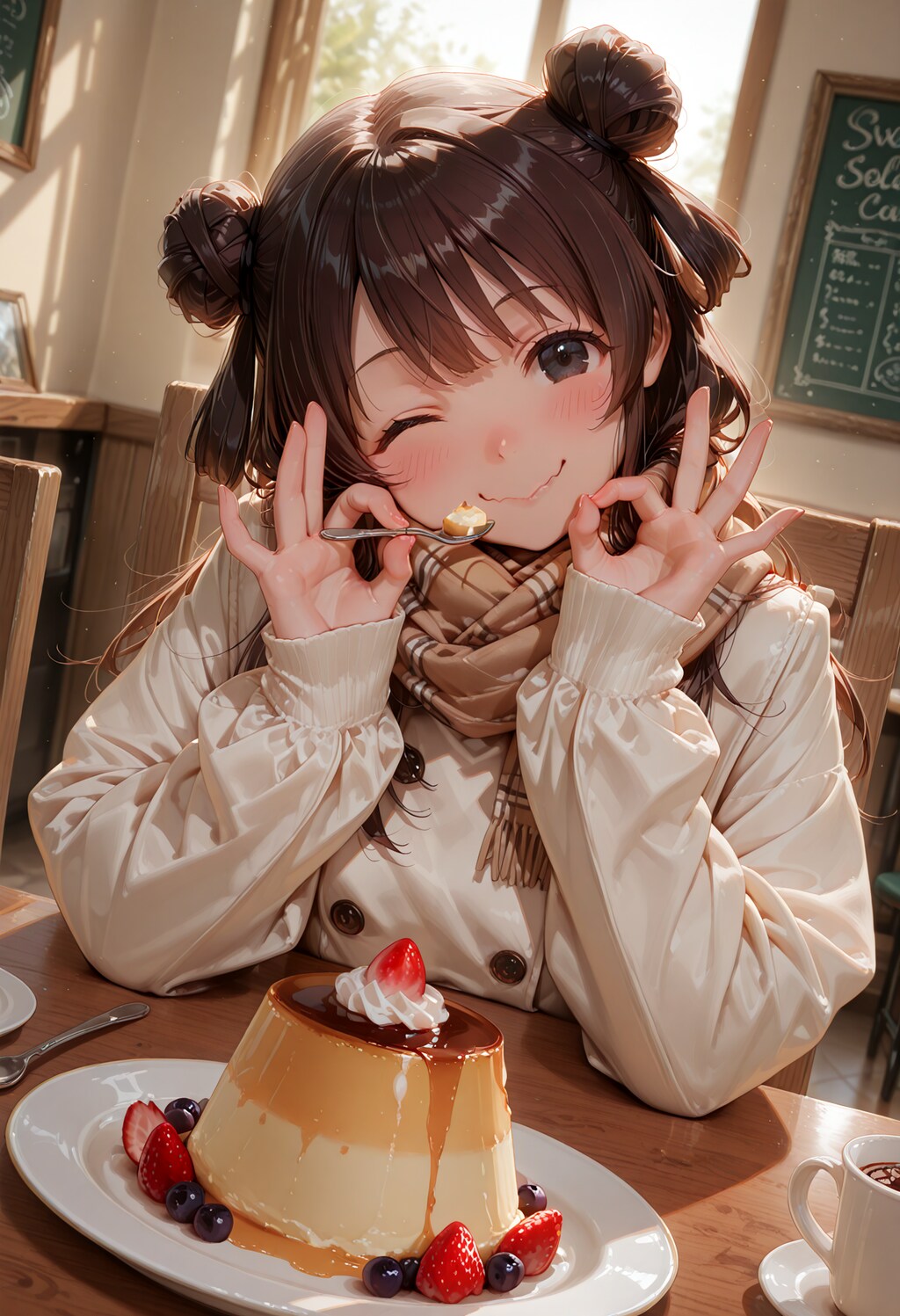 特大プリンで有名なお店に来てみたよ♪