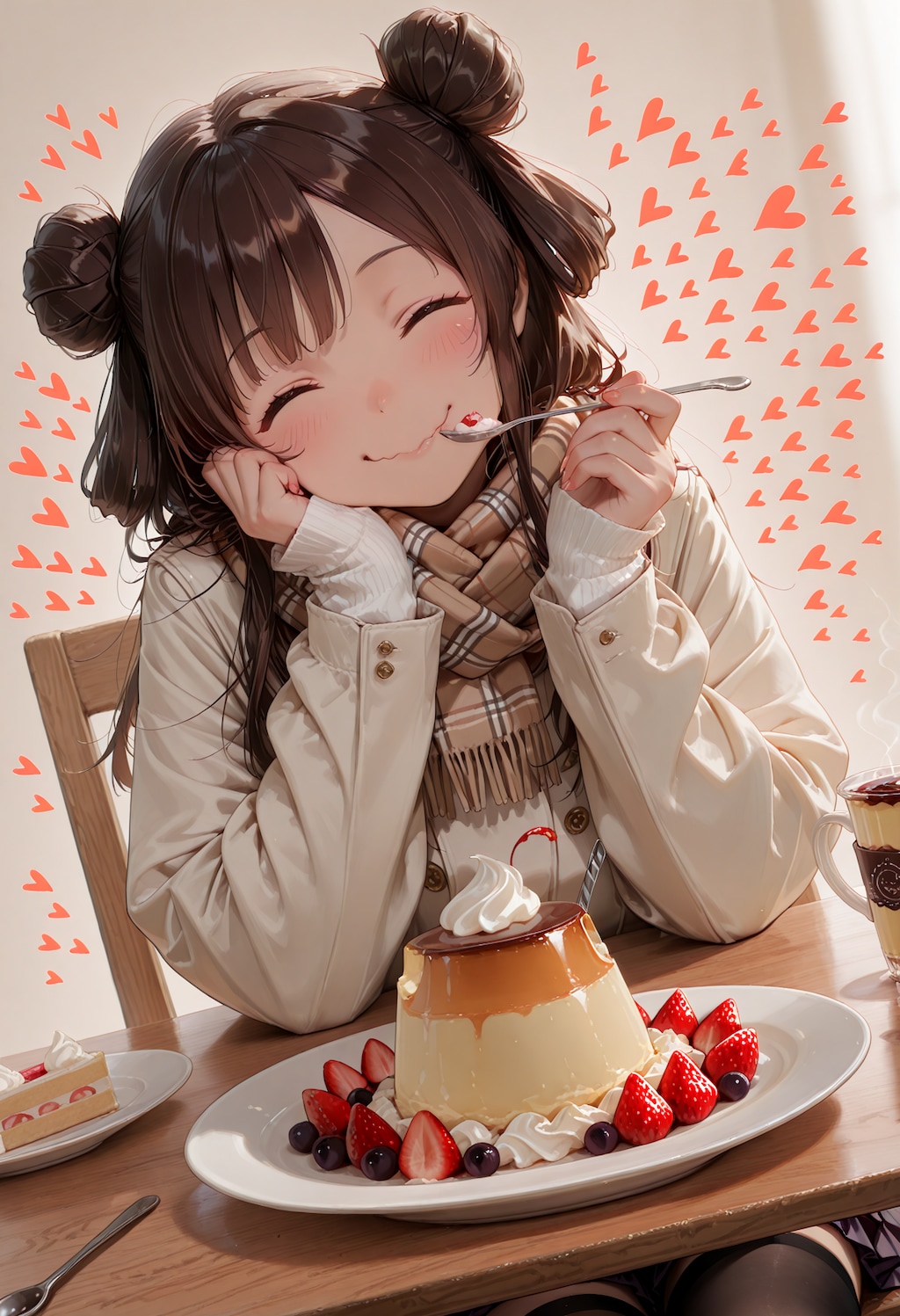 特大プリンで有名なお店に来てみたよ♪