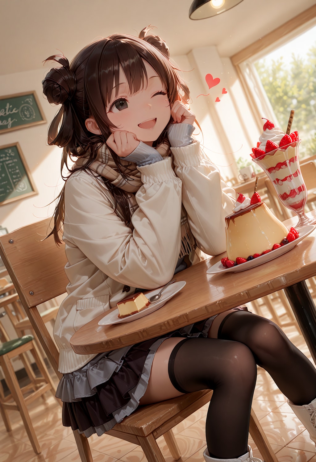 特大プリンで有名なお店に来てみたよ♪