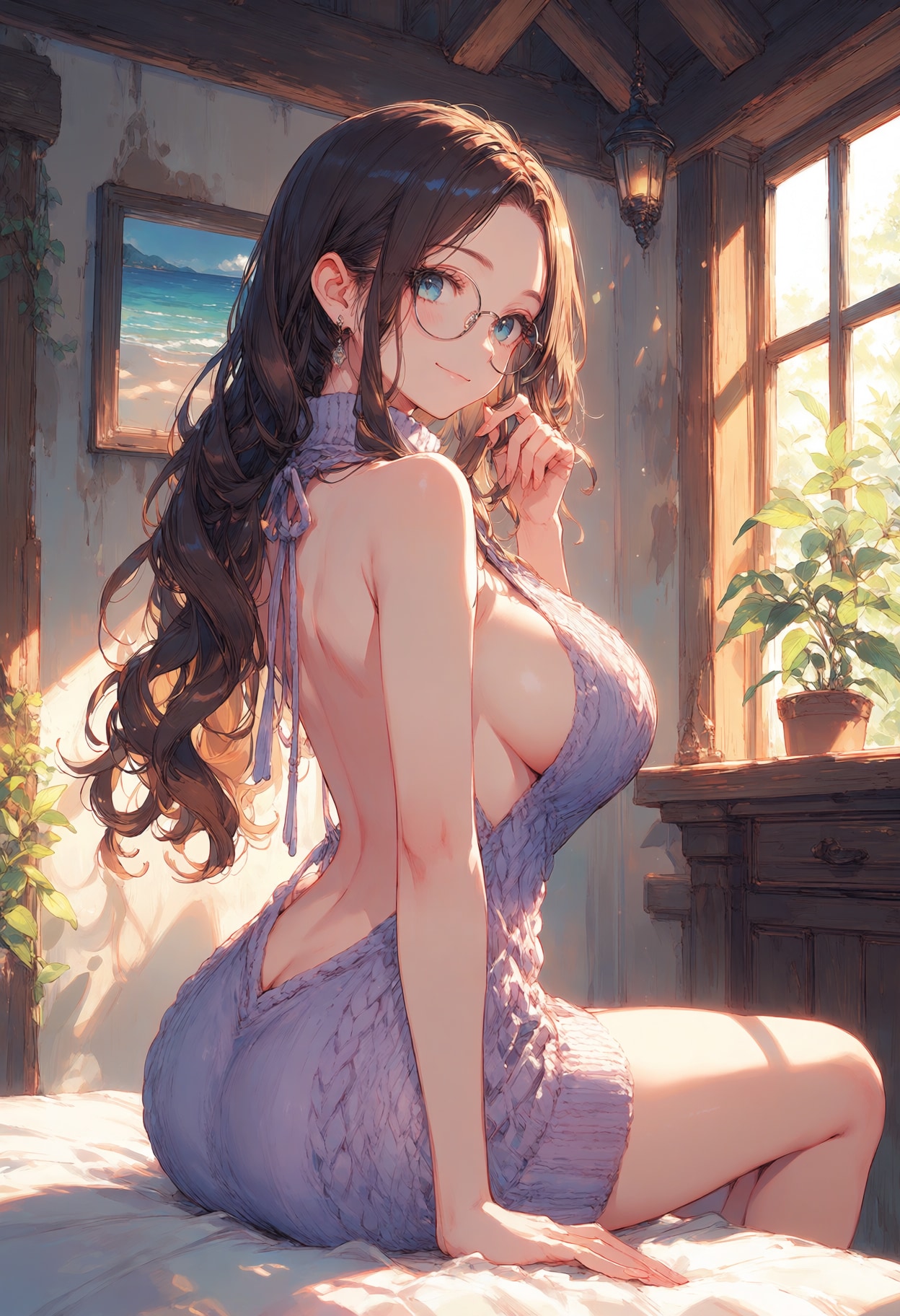 Animaで例のセーターのメグさん