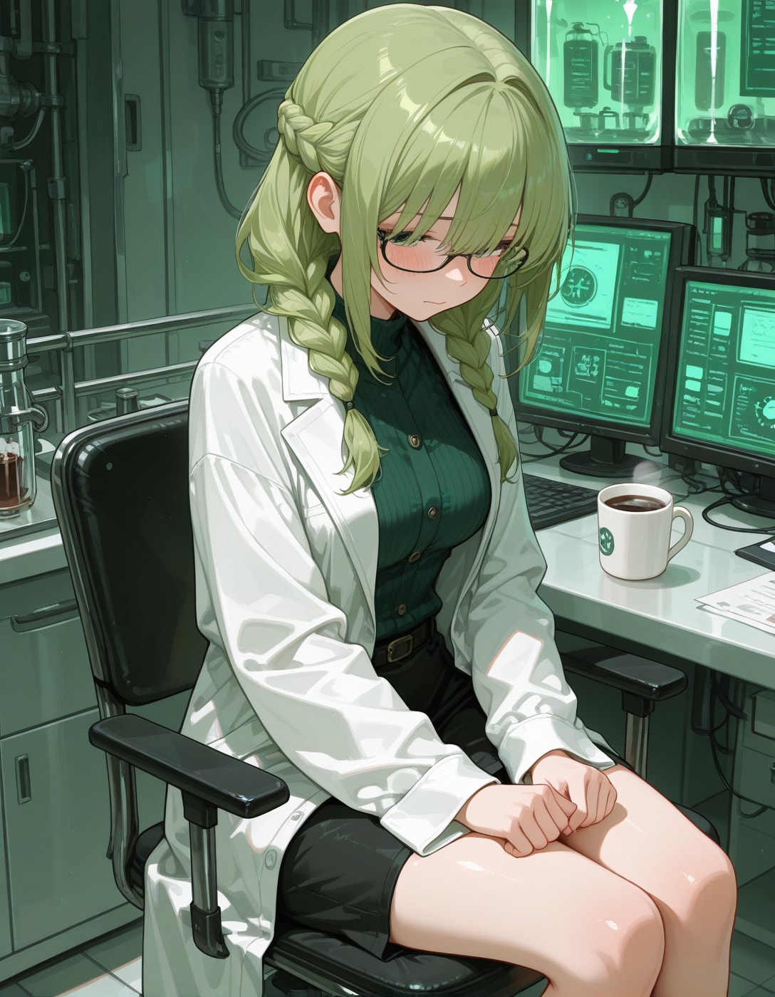 内気な眼鏡っ娘を薬で眠らせ好き放題する