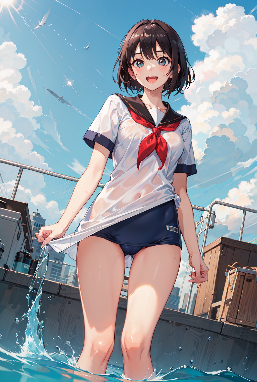 プール掃除