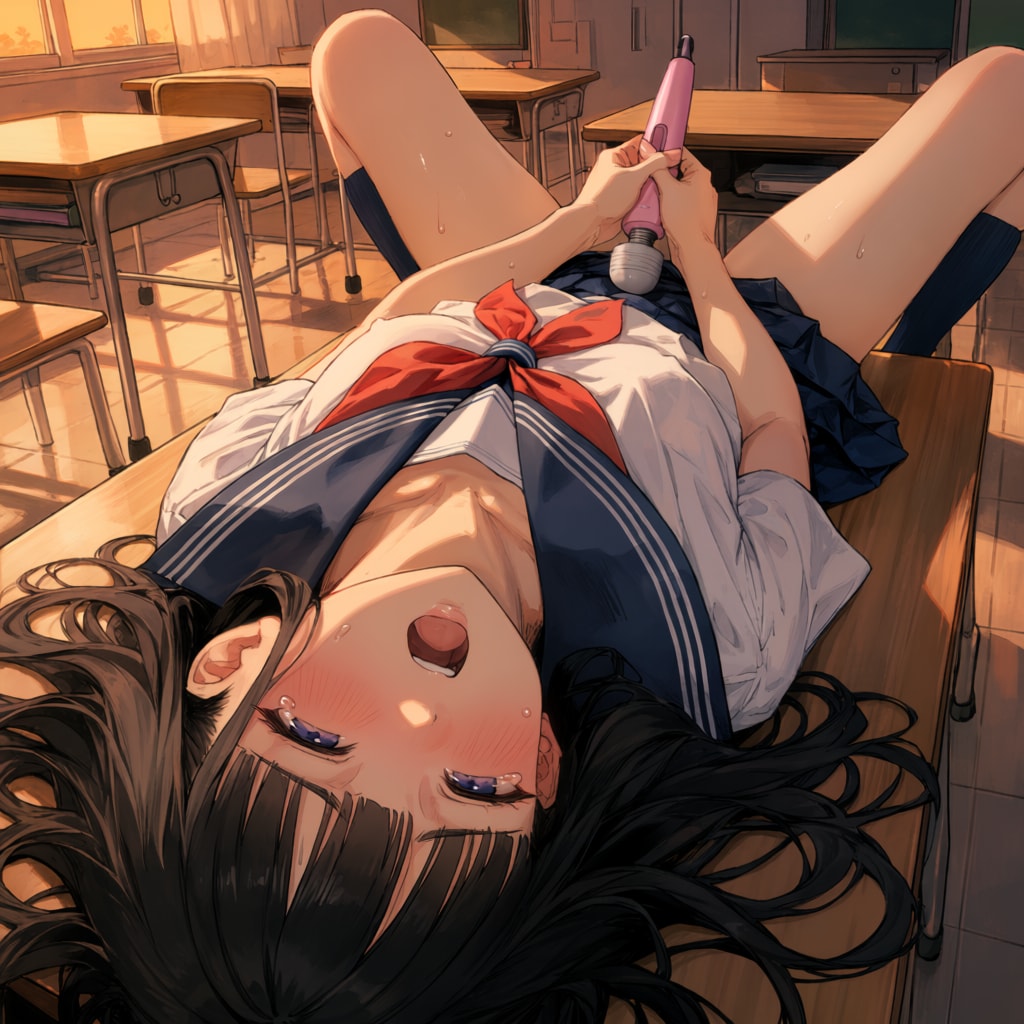 夕暮れオナニー