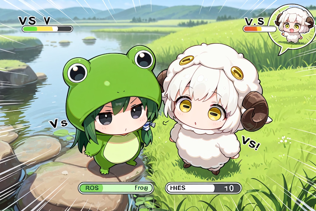 ６月６日はひつじの日、かえるの日