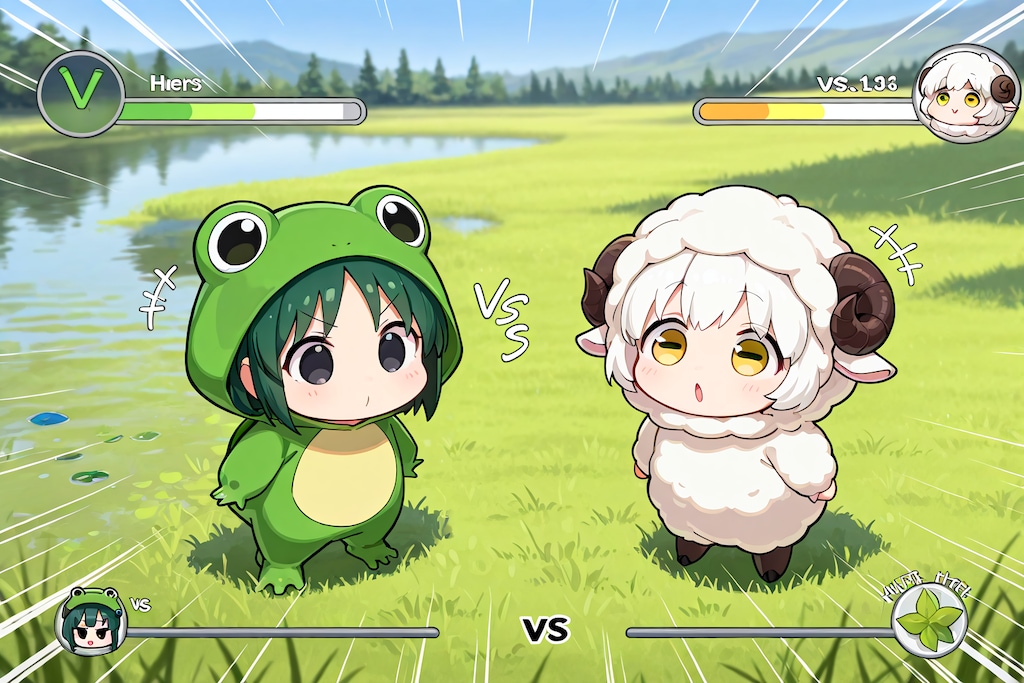 ６月６日はひつじの日、かえるの日