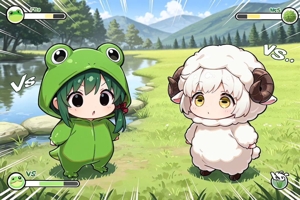 ６月６日はひつじの日、かえるの日