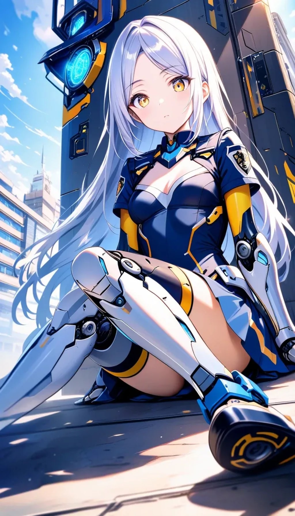 ナイン（メカ娘ポリス）『ポリス型アンドロイドc-type、名称ナインです』