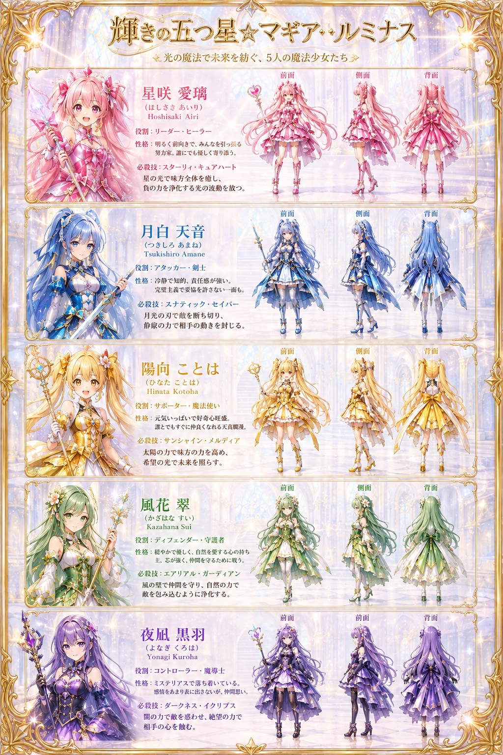 オリジナル魔法少女キャラ