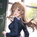 教室内に強い風が吹き込んだ 4枚目