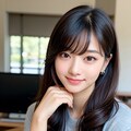 エアコンの効いた学校で、勉強かぁ〜。眼鏡と女子高校生。練習。 2枚目