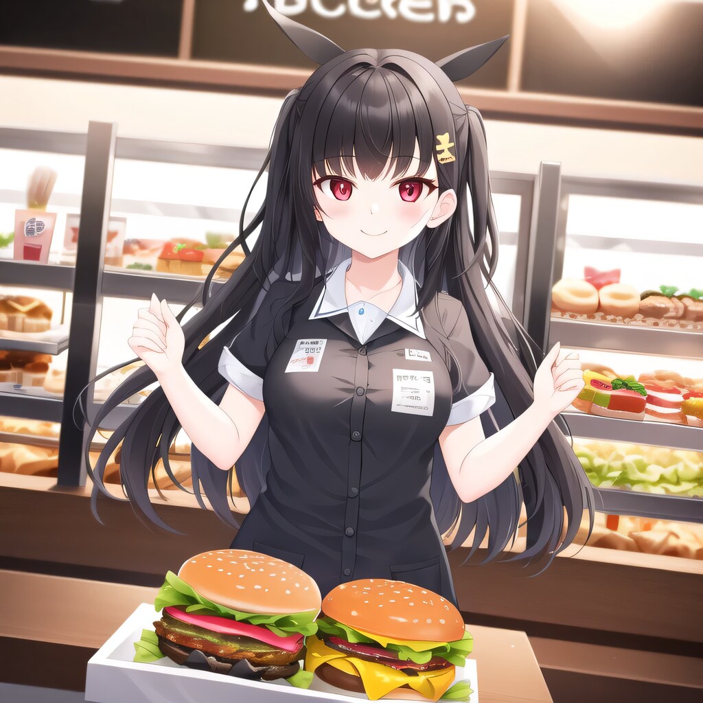 黒髪ロングでクルーの少女１６